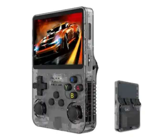 R36S Retro Handheld Video Game Console Linux System 3.5 Inch IPS Screen Portable Pocket Video Player 64GB Games